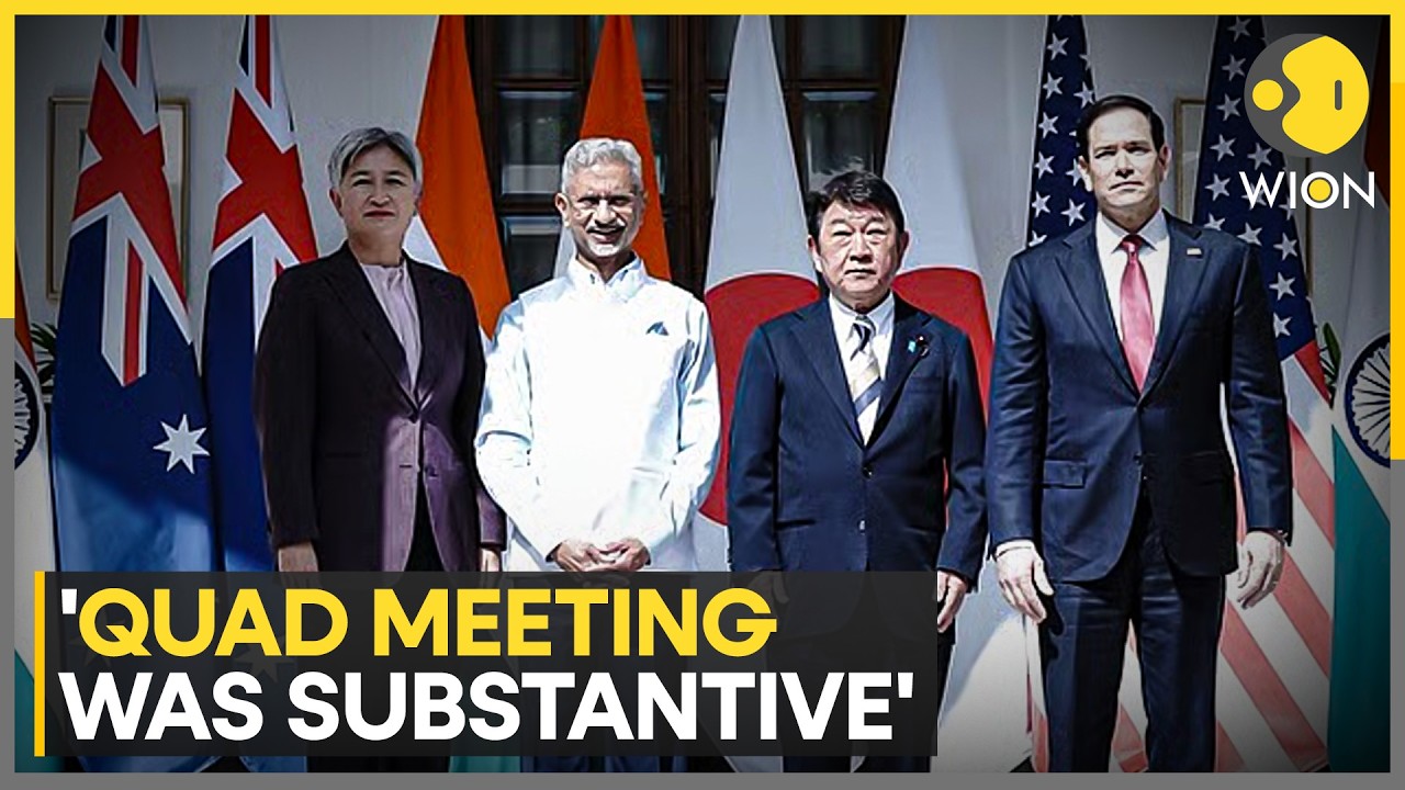 QUAD Meeting: EAM Jaishankar Highlights Key Outcomes, Says 'QUAD Meeting Was Substantive&rsquo; | WION