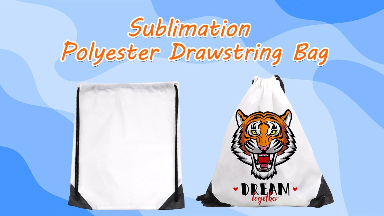 Sublimation Polyester Drawstring Bag