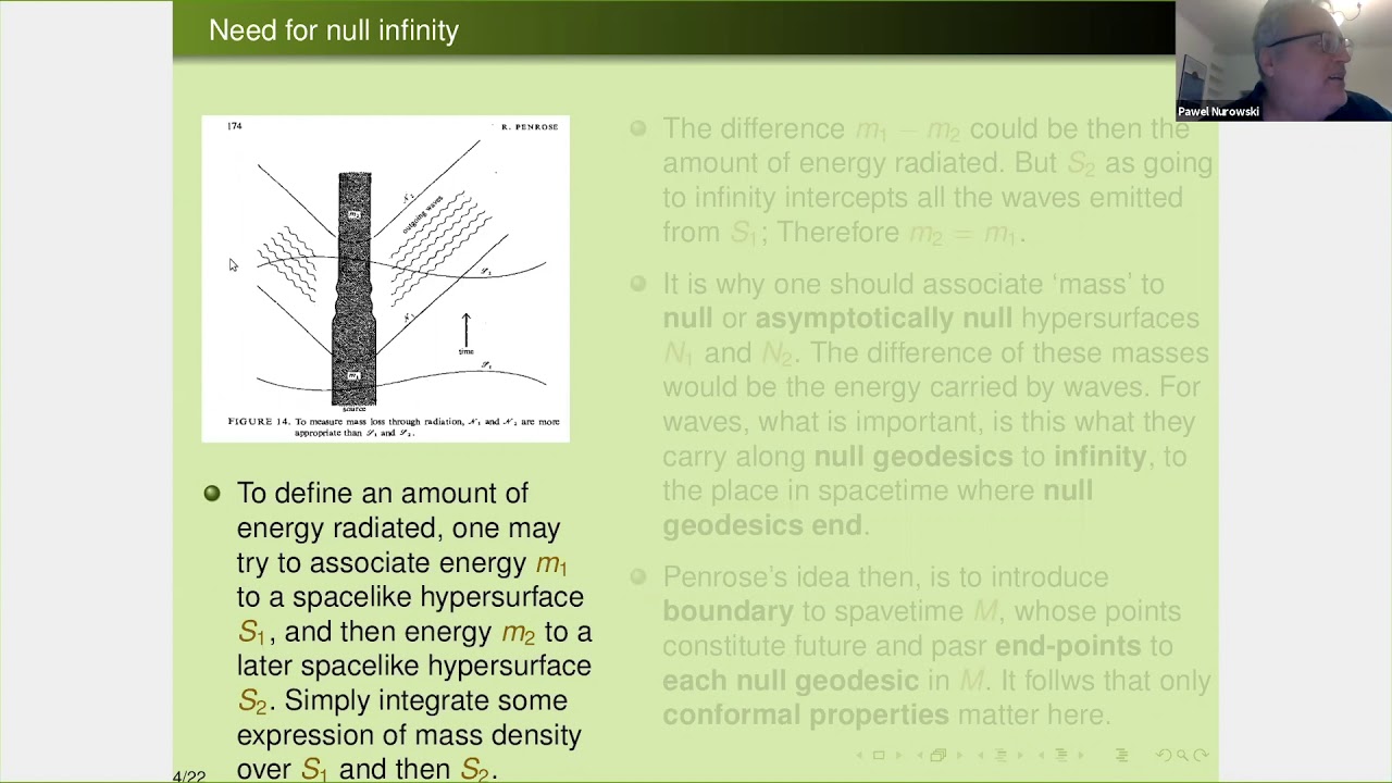Prof.Paweł Nurowski (CTP PAS): Conformal transformations and the beginning of the Universe: Part II.