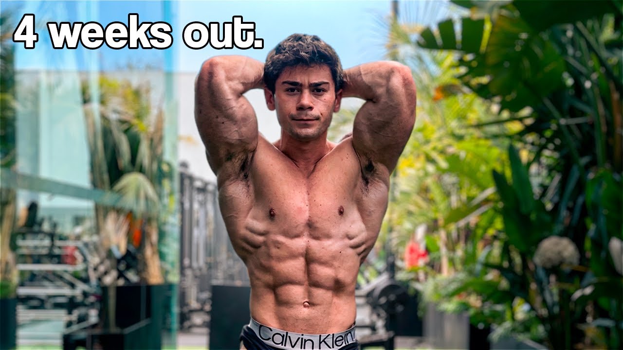 Así está mí físico a 4 Semanas de competir.