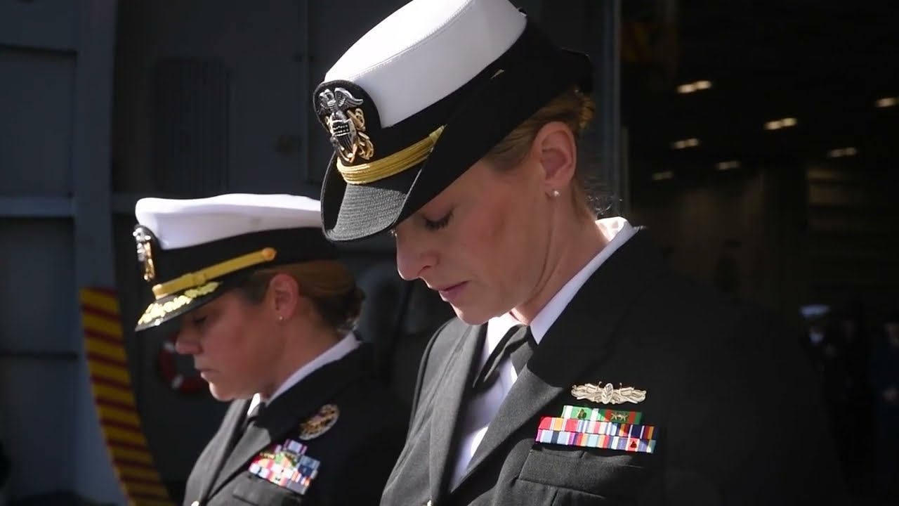 BURIAL at SEA for Lt.j.g. Marc Rockwell-Pate aboard USS Ronald Reagan