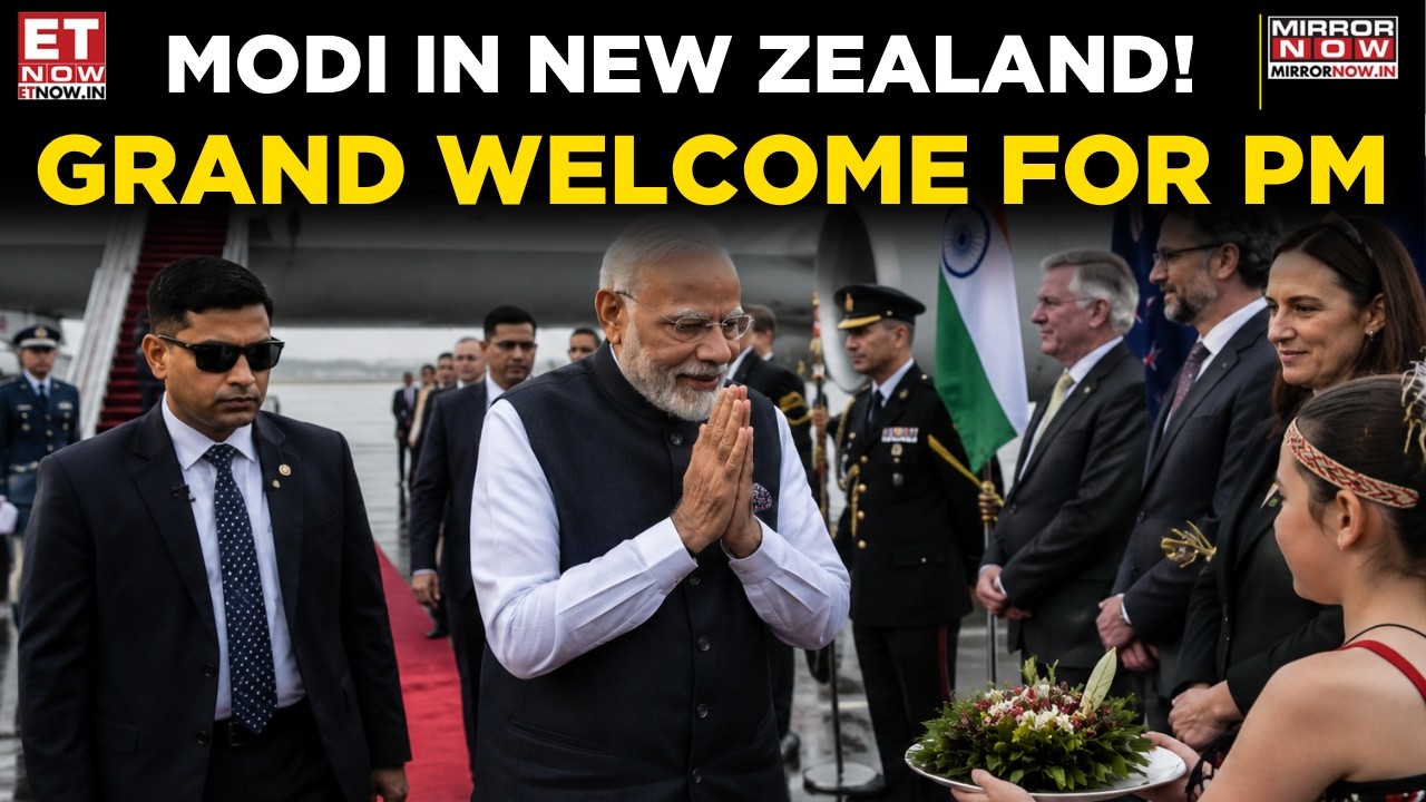 WATCH: PM Narendra Modi Arrives In New Zealand | Final Leg Of High-Profile Foreign Tour | ET Now