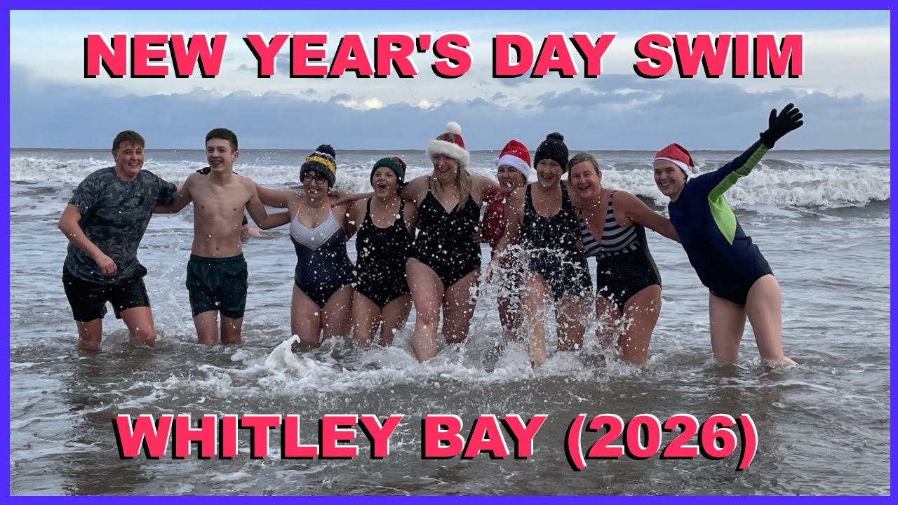 New Year's Day Swim at Whitley Bay 2026