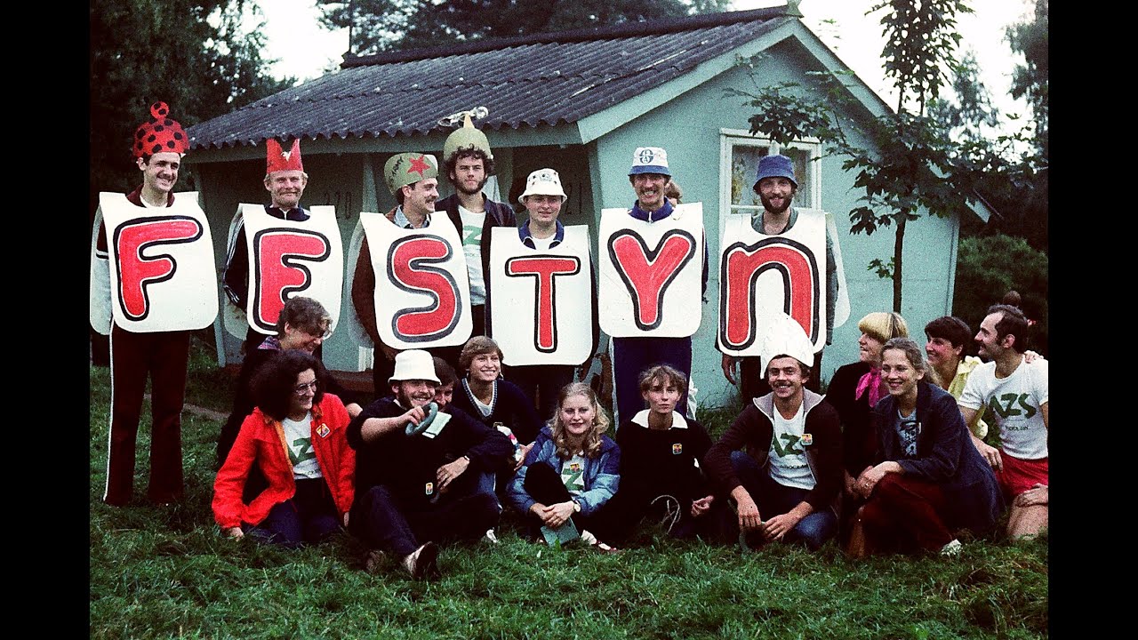 1982 Giżycko. Obóz  KM AZS Politechniki Wrocławskiej.