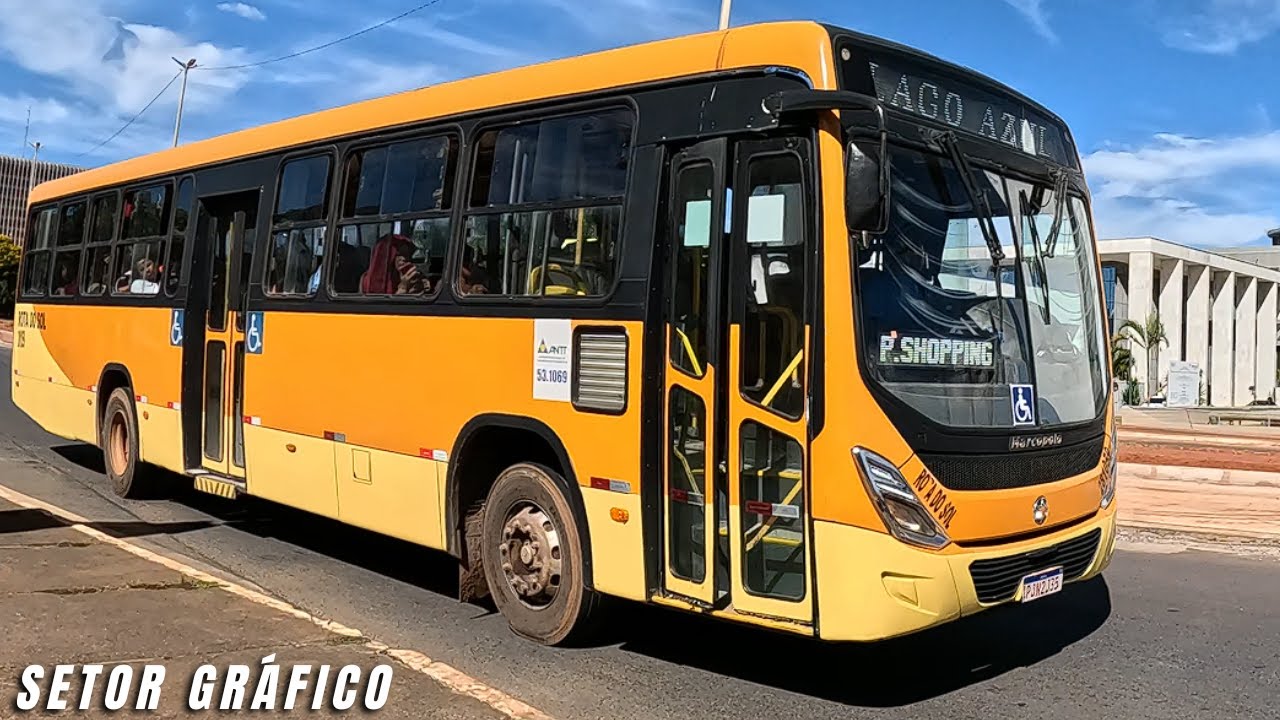 MOVIMENTAÇÃO DE ÔNIBUS NO SETOR GRÁFICO - BRASÍLIA
