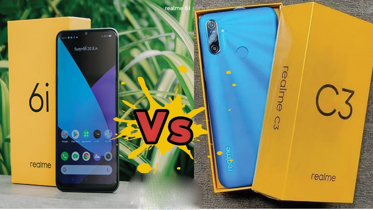 مقارنة ريلمي 6i و ريلمي c3 | موبايلات الالعاب في الفئة الاقتصادية | realme 6i vs realme c3
