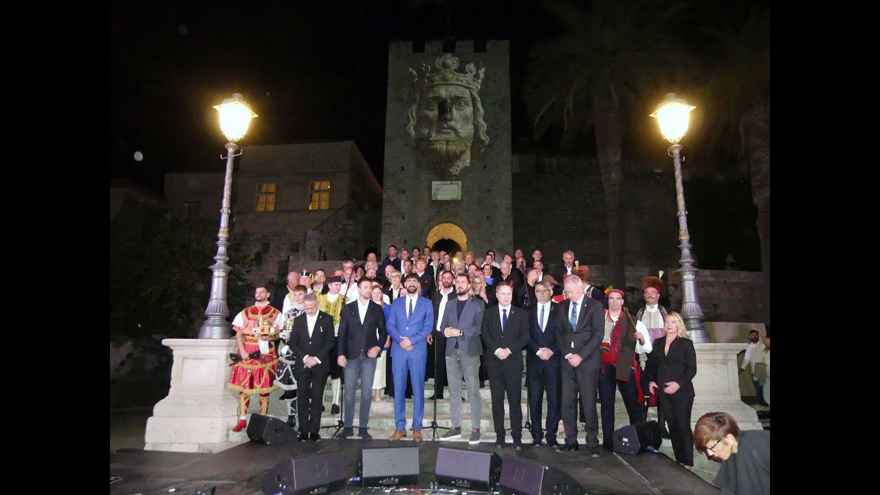 Obilježavanje 1100. obljetnice Hrvatskog kraljevstva u Korčuli