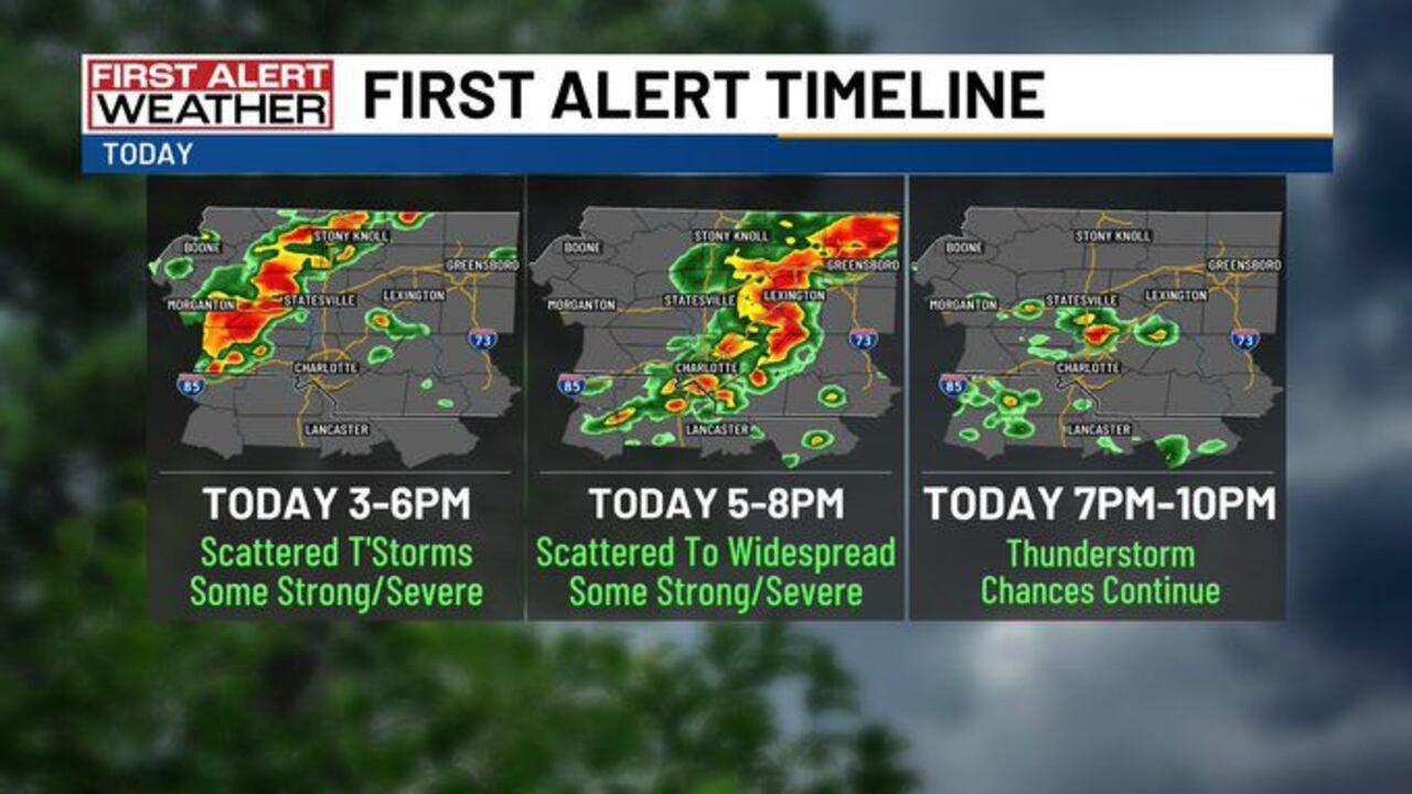 First Alert in place for storm chances Thursday