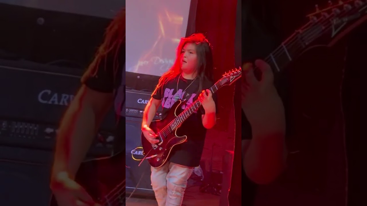 Jackson DeLarosa (10yrs old) - Pantera - Cowboys From Hell @ the Arlington School of Music Showcase