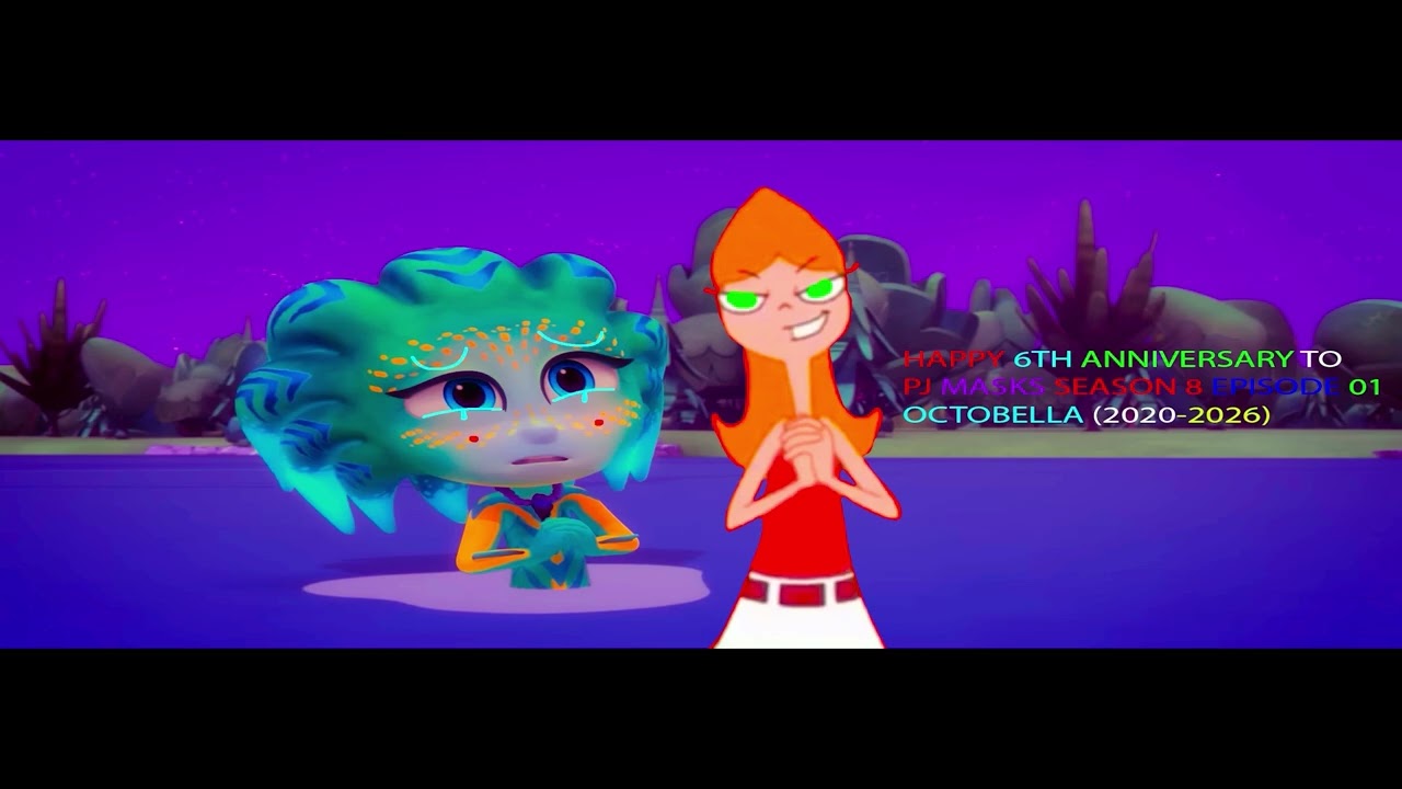 😈💖😇This Day Aria Candace Gertrude Flynn and Octobella the Octopus Girl😈💖😇 (Happy 20th Anniversary)