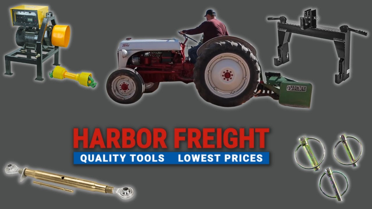 5 аксессуаров/навесного оборудования для вашего трактора от Harbor Freight