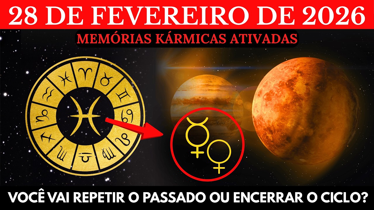 28/02 ABRE UM PORTAL EMOCIONAL RARO: Vênus e Mercúrio Retrógrado se encontram em Peixes!