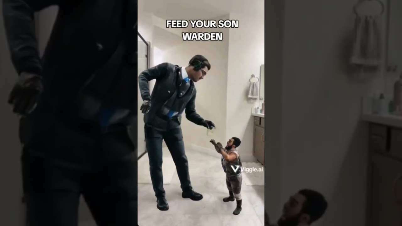 WARDEN DOING ANYTHING BUT SETTING UP SITE 