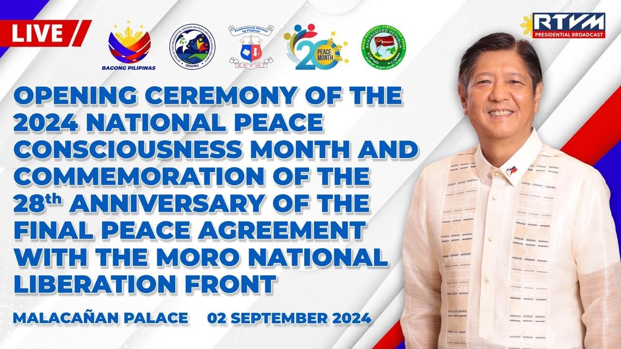 Opening Ceremony of the 2024 National Peace Consciousness Month 9/2/2024