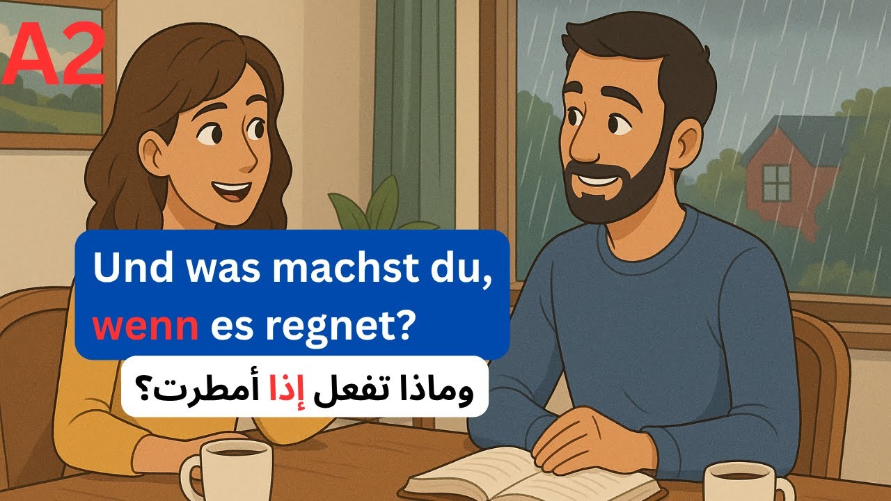 محادثات A2 في الحياة اليومية باستخدام weil و dass و wenn