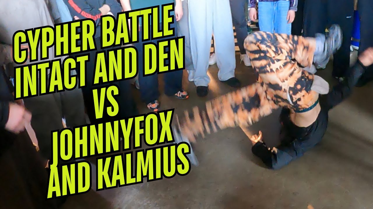 Cypher battle // bboy Intact and Den vs bboy Kalmius and JohnnyFox