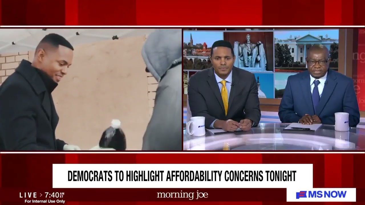 Ричи Торрес и преподобный Джон Удо-Окон накануне обращения президента к нации.