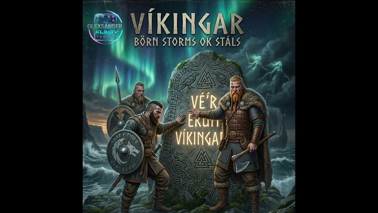 Víkingar (Old Norse) Olexsander Klimov #music #vikings #viking #vikingmusic #cybercore #song #gold 