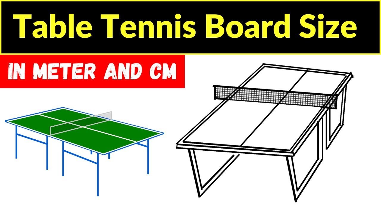 Table Tennis board measurement | table tennis table dimensions | table tennis board making