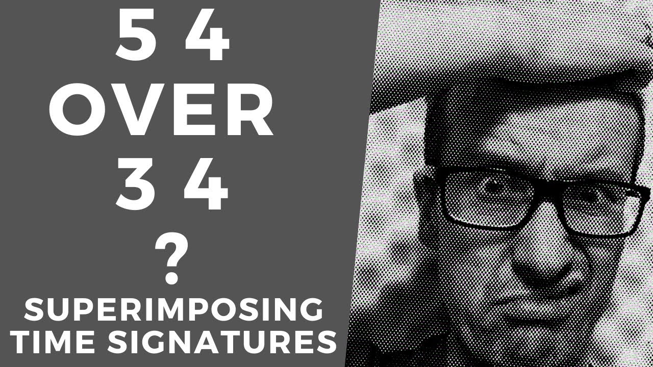 Superimposing time signatures: 5 4 over 3 4!