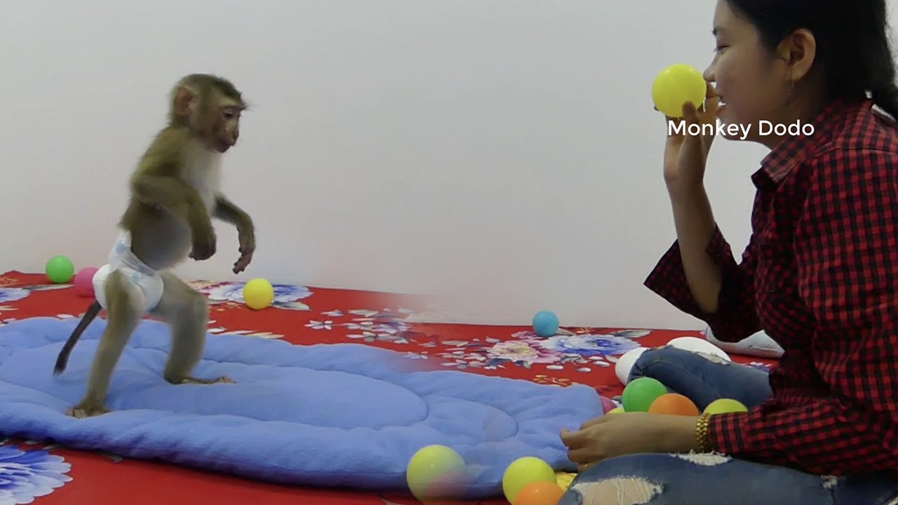 Most Fun!! DL Standing To Catch Mom Throw Ball To Him