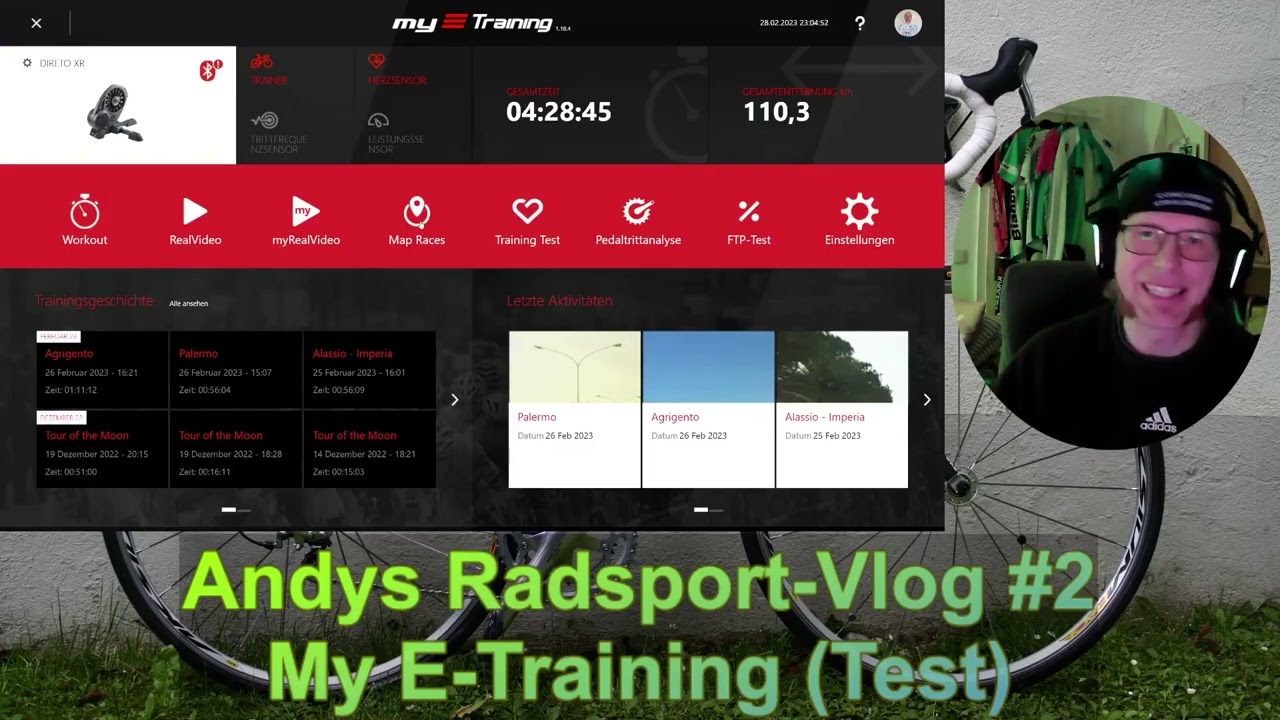 Andys Radsport-Vlog #2: Test von My E-Training