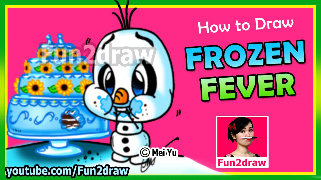 How to Draw Olaf From Frozen - Fun2draw | Online Cartoon Tutorials you can Learn From Home