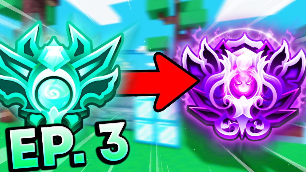 PLAT to NIGHTMARE! Ranked Solo Queue Roblox BedWars!