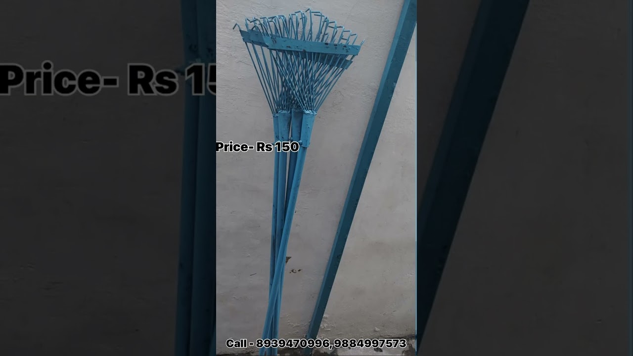 Iron reak, brass broom and more construction tools for sale at low price. Call 8939470996,9884997573