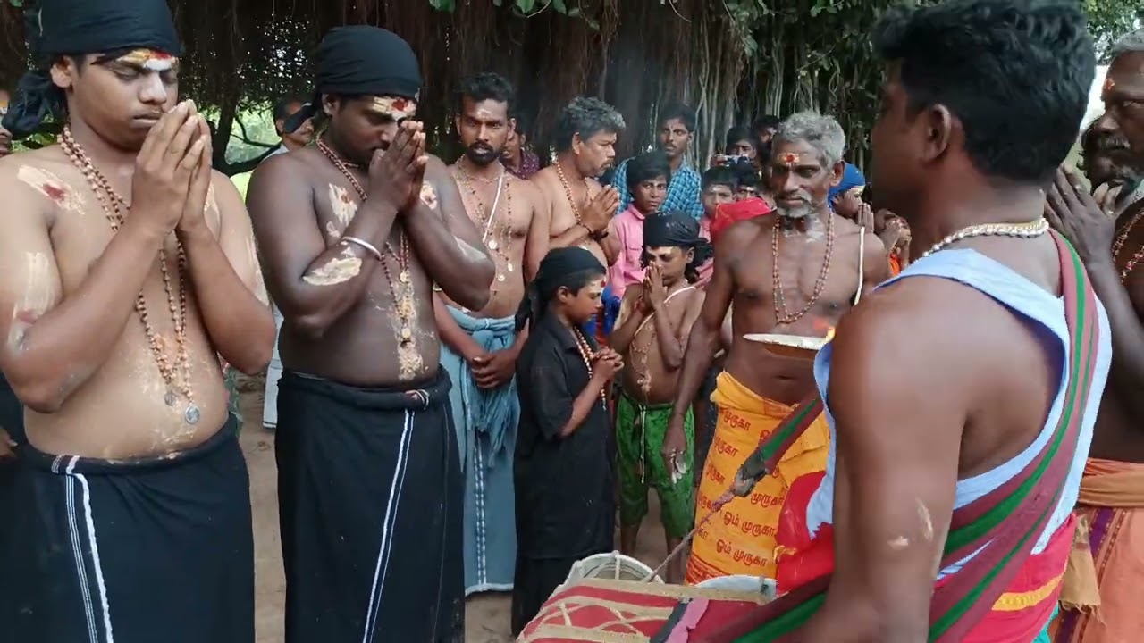 ஐயப்பன் பூஜையில் அம்மனை அழைத்து ஆட வைக்கும் பூசாரி | #பூசாரிப்பாட்டு #பம்பைசெந்தில் பூசாரி