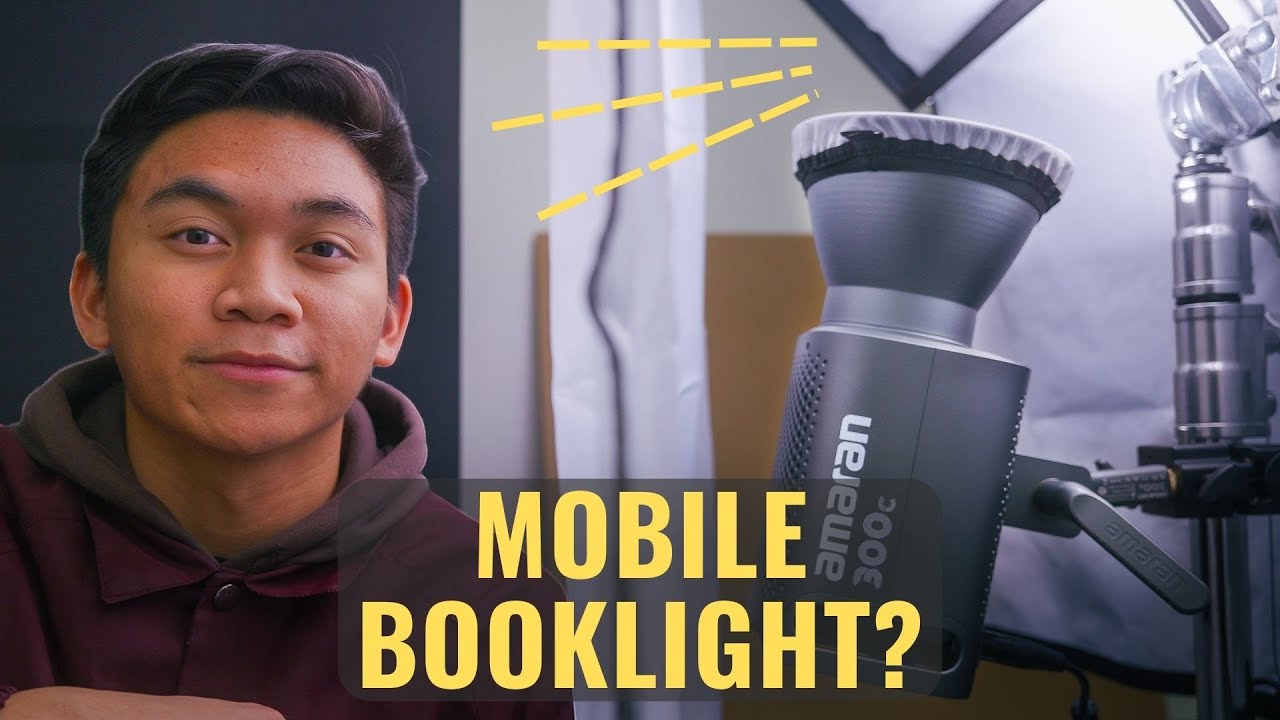 How to build a Book Light ON WHEELS | One C-stand Amaran 300c