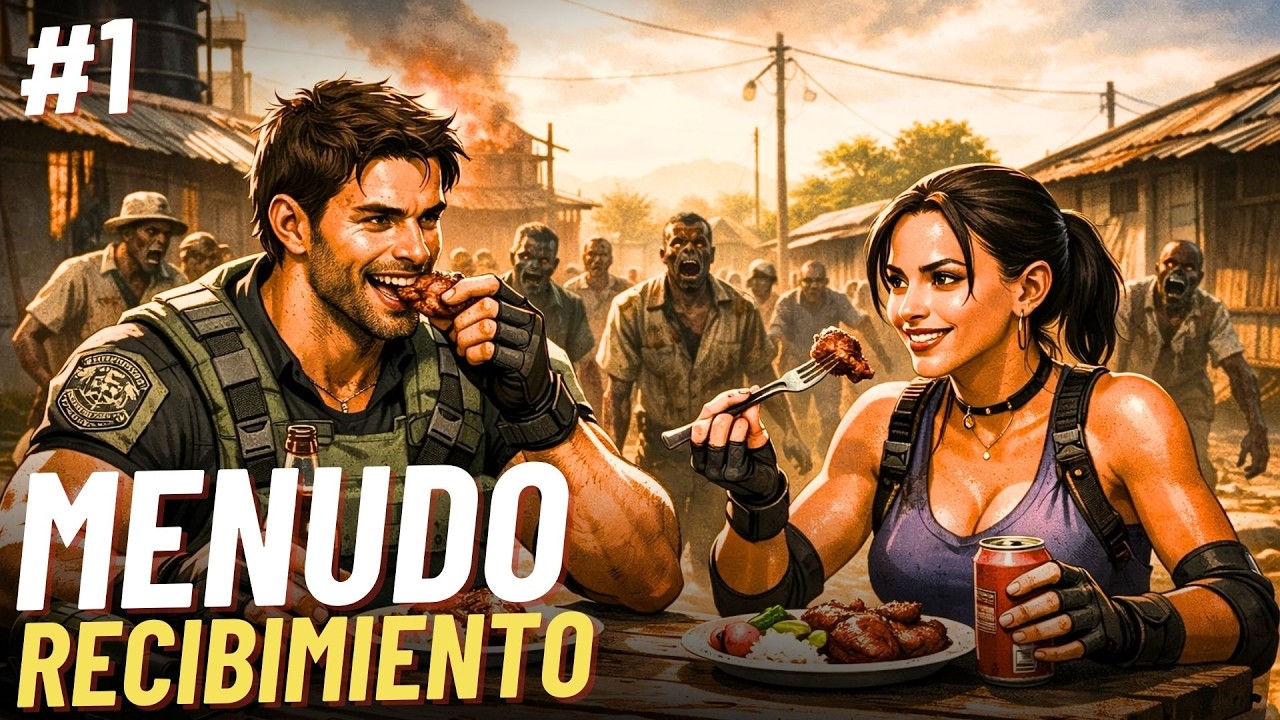 Así nos reciben en este pueblo tropical | Resident Evil 5 (COOP) #1