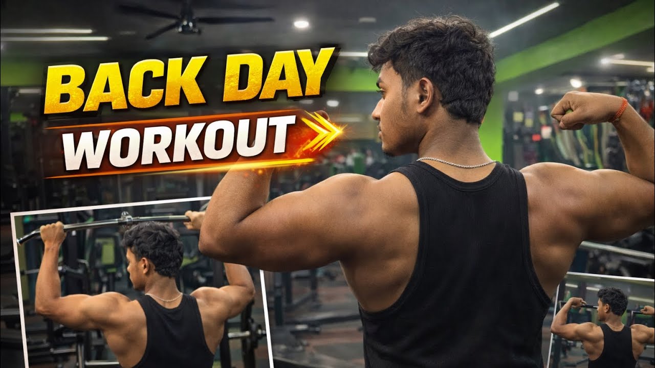 Back Day Workout 💪 | Bulking Training Routine 