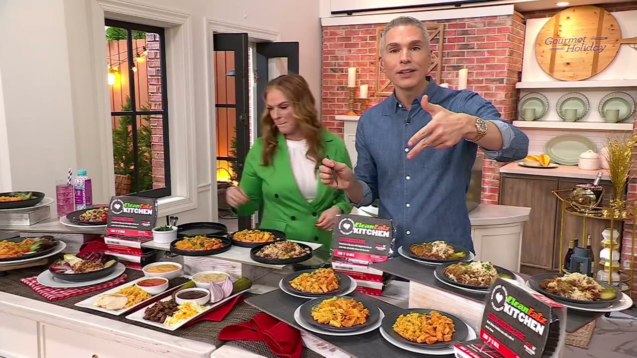 Clean Eatz Kitchen (6) 9-oz Beef or Chicken Prepared Meals on QVC