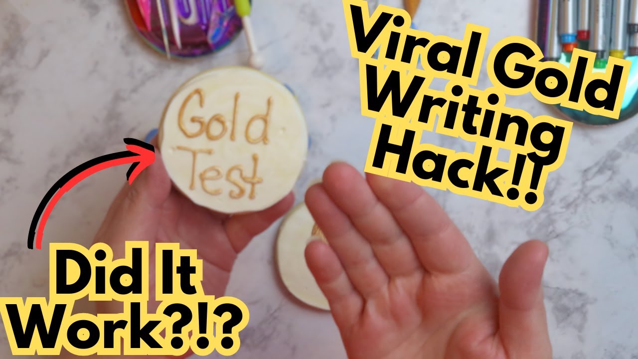 Trying The Viral Gold Piping Hack!!! | Liv Sweet