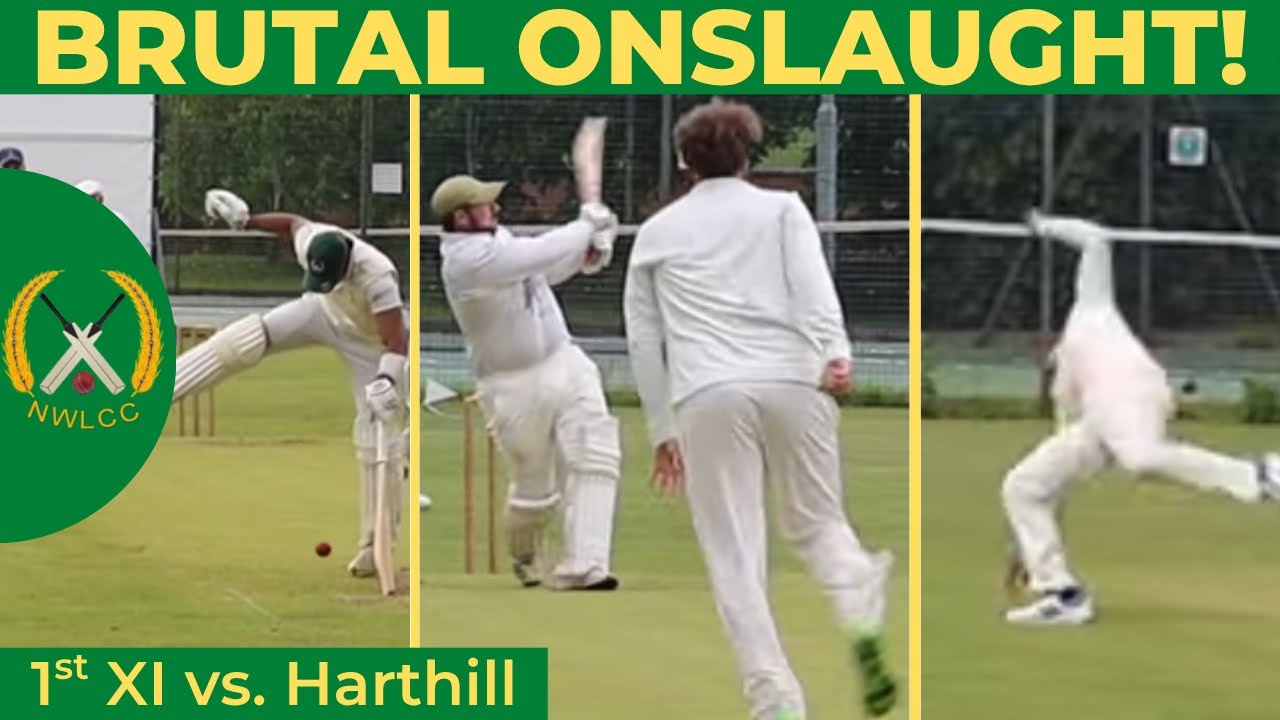 BRUTAL ONSLAUGHT! | Cricket highlights w/ commentary | NWLCC 1sts v Harthill 1sts | S5 ep7