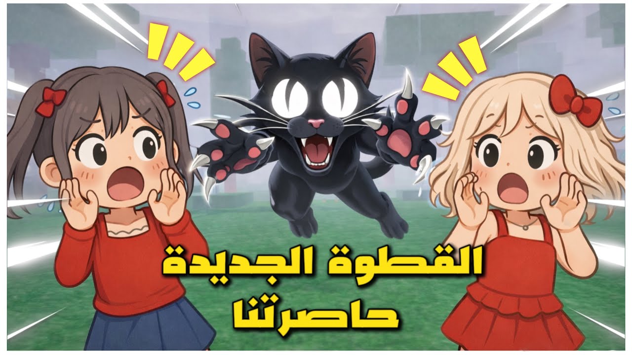 القطوة الجديدة حاصرتنا في تحديث ماب 99 ليلة بالغابة 🐈‍⬛🔥 || لولي و جوجي 
