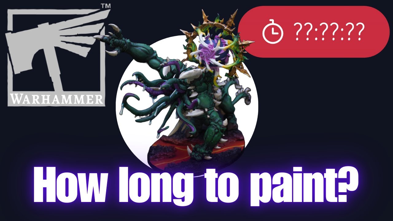 Painting a Mutalith Vortex Beast for my Thousand Sons