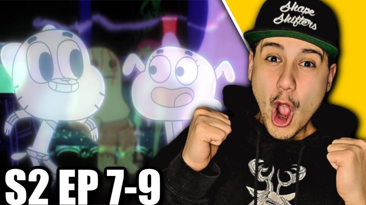 The Amazing World Gumball S2 Ep 7-9 (REACTION) HALLOWEEN PARTY!!!!