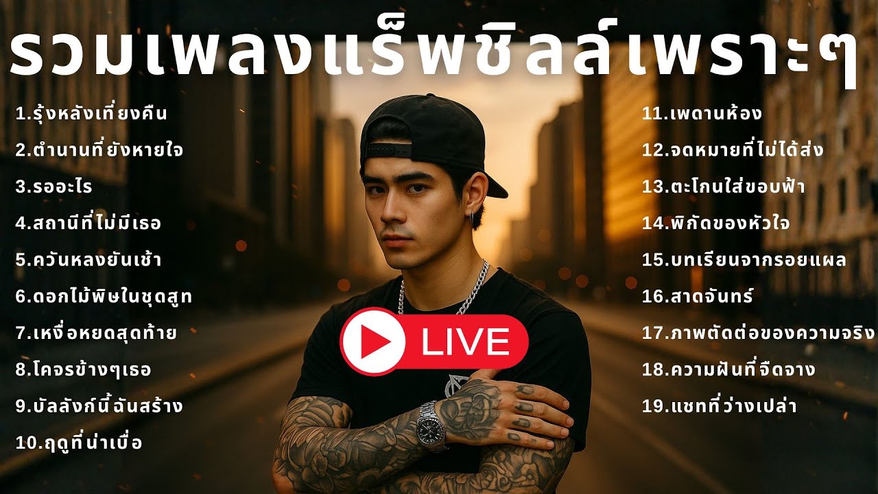 🔴LIVE รวมเพลงแร็พ ฮิพฮอพไทย | RAP ZONE-แรพโซน2