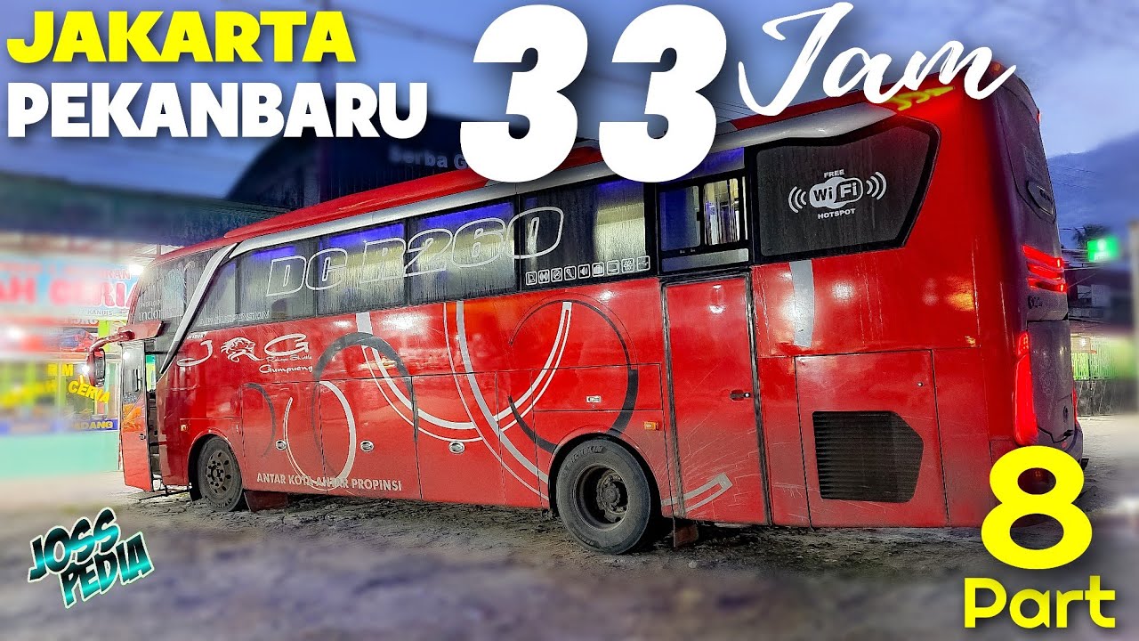 BUS PATAS EXECUTIVE RASA NON STOP ‼️ APAKAH INI WAKTU TEMPUH TERBAIK JAKARTA - PEKANBARU 33 JAM ‼️