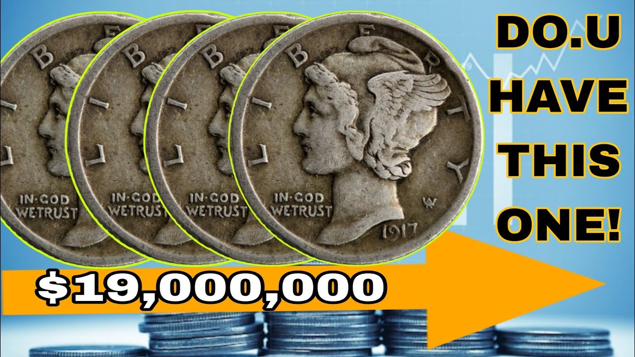 1917 Silver Mercury Dime Coins Worth A LOT of 💰 USA $19,000,000