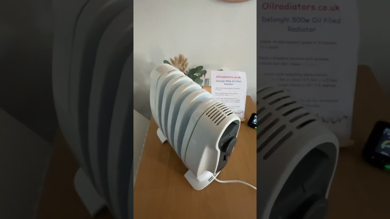 Delonghi 500 watt oil filled radiator