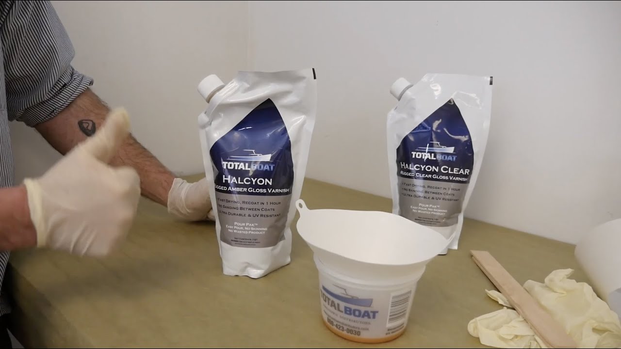 TotalBoat Halcyon Rugged Gloss Varnish (In a Bag!)