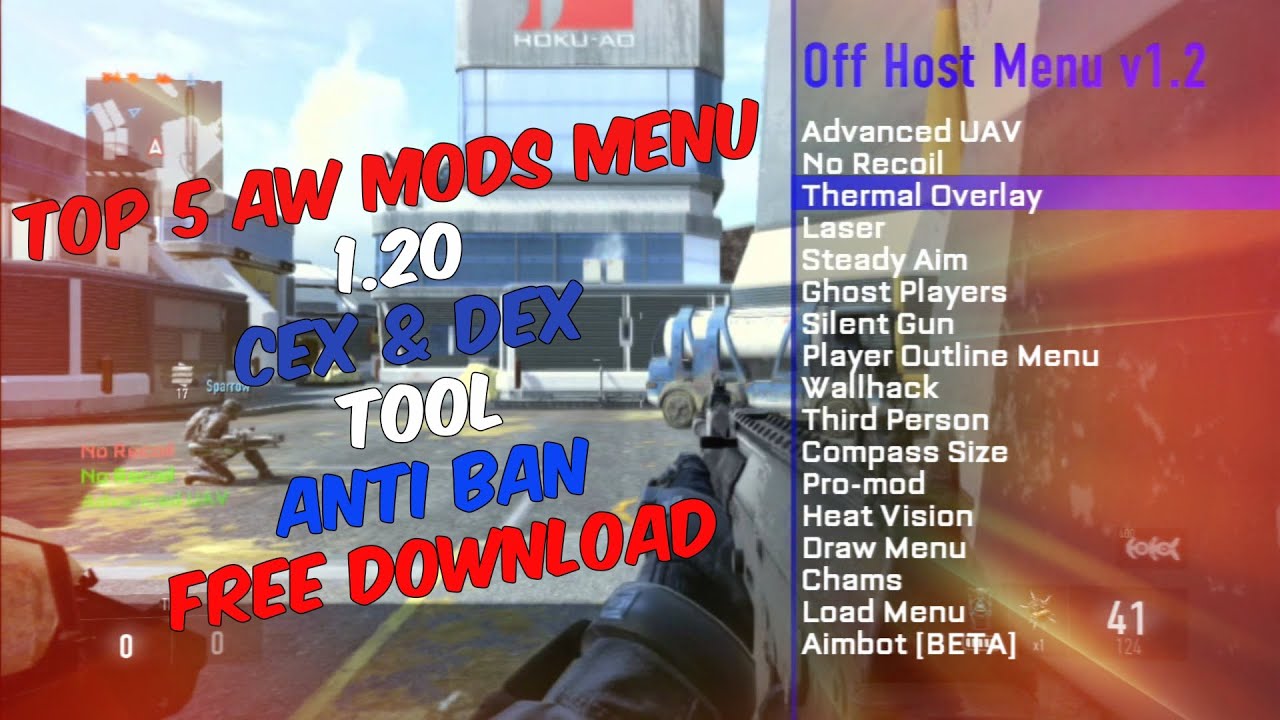 ★ [AW/1.20] TOP 5 MODS MENU (CEX/DEX) + EBOOT ANTI BAN + TOOL (Download)★