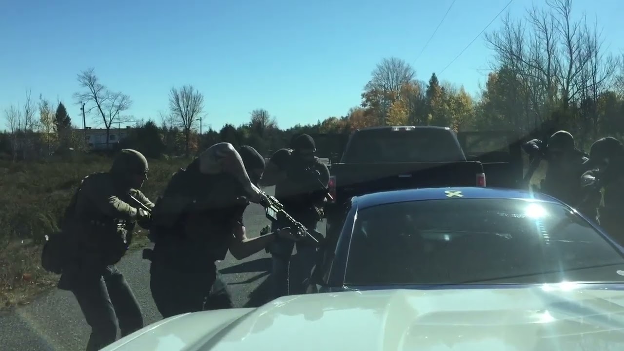 High Risk Vehicle Takedown drills