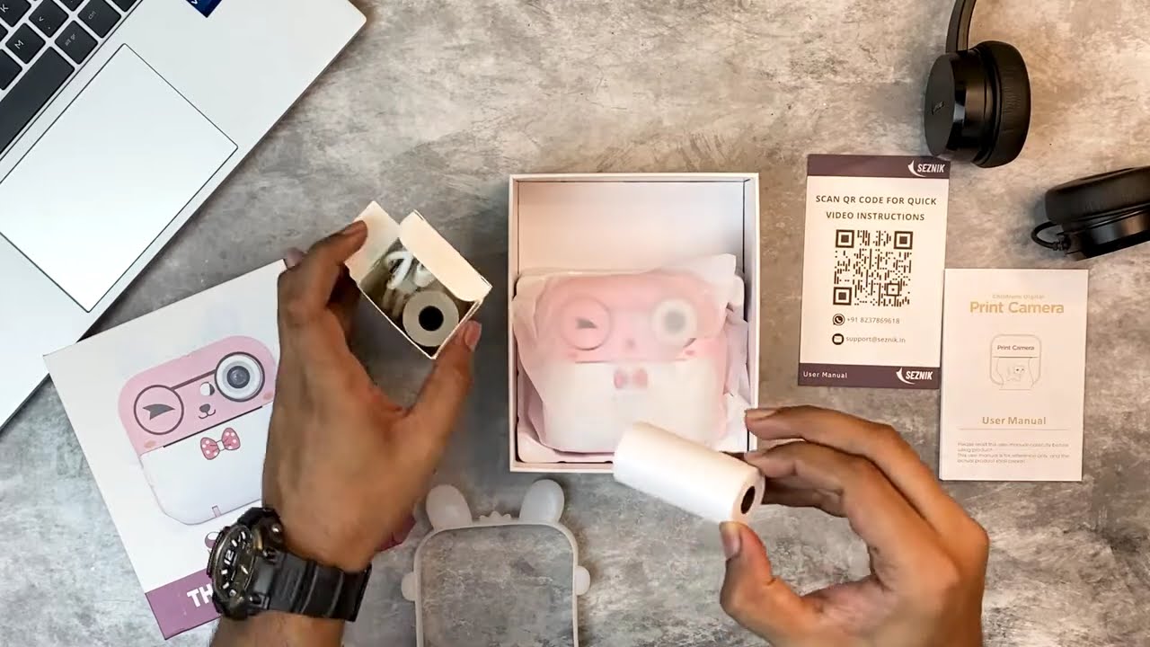 Mini Camera Printer Unboxing | Inkless & Wireless | SEZNIK 