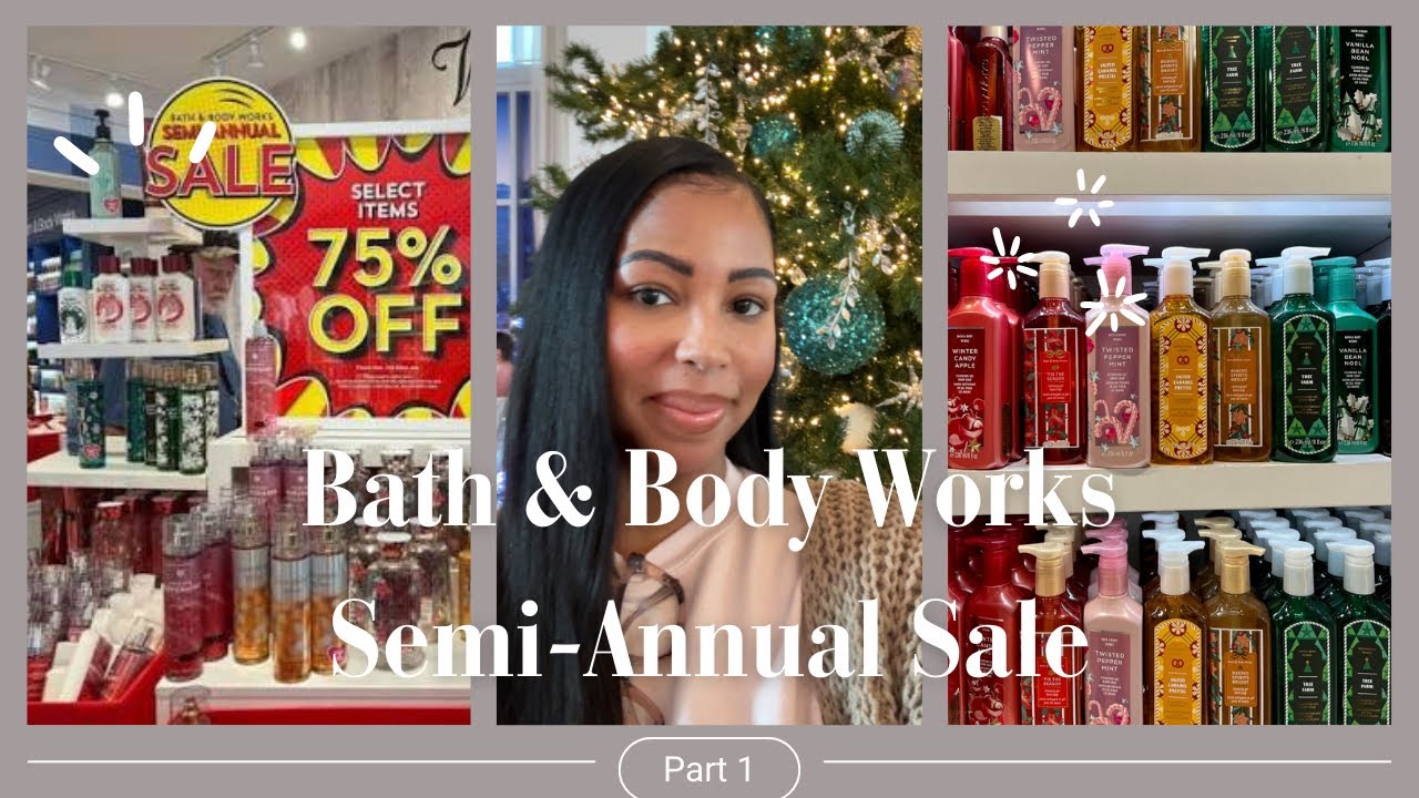 Полугодовая распродажа Bath and Body Works | Часть 1 | Скидка 75% на товары