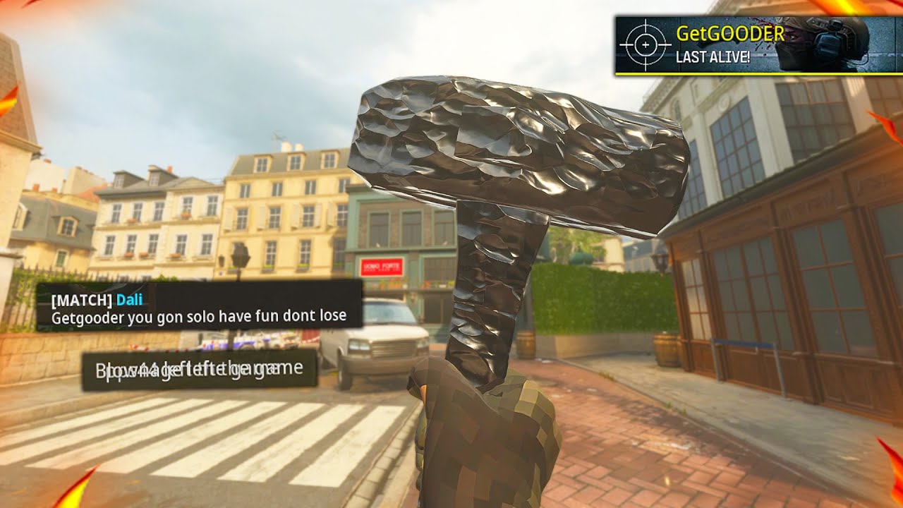 I dropped 35 Kills with the Sledgehammer in Search and Destroy vs Trashtalkers