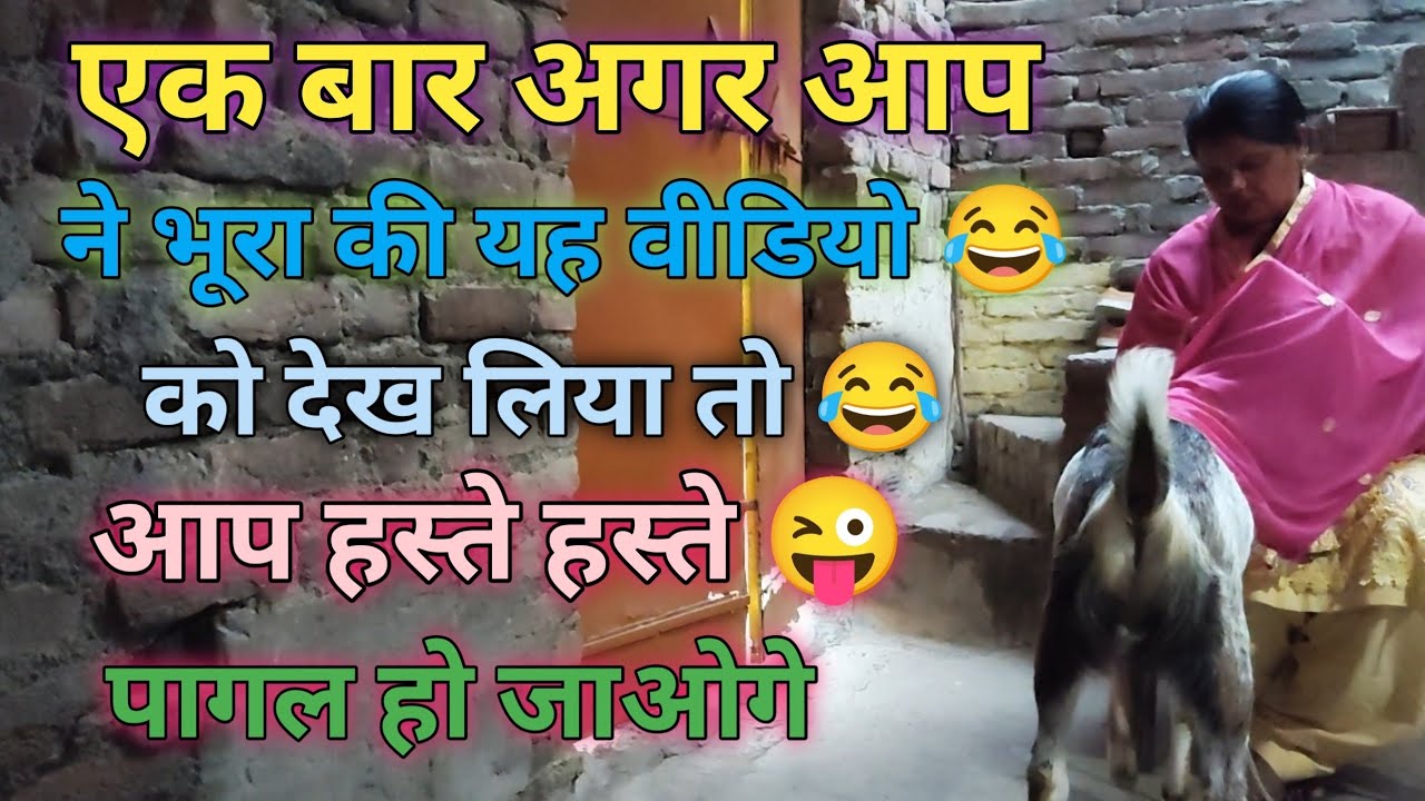एक बार अगर आप ने भूरा की यह विडियो देख ली तो आप हस्ते हस्ते पागल ही हो जाओगे।। 😂🤣😇😊☺😛😝😜